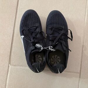 Nike Air VaporMax 2021 Flyknit Black Metallic Silver Women’s Size 6 DC4112-002